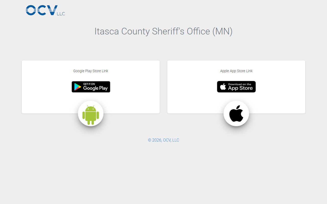 Itasca County inmate records sheriff app access for jail roster and public safety information